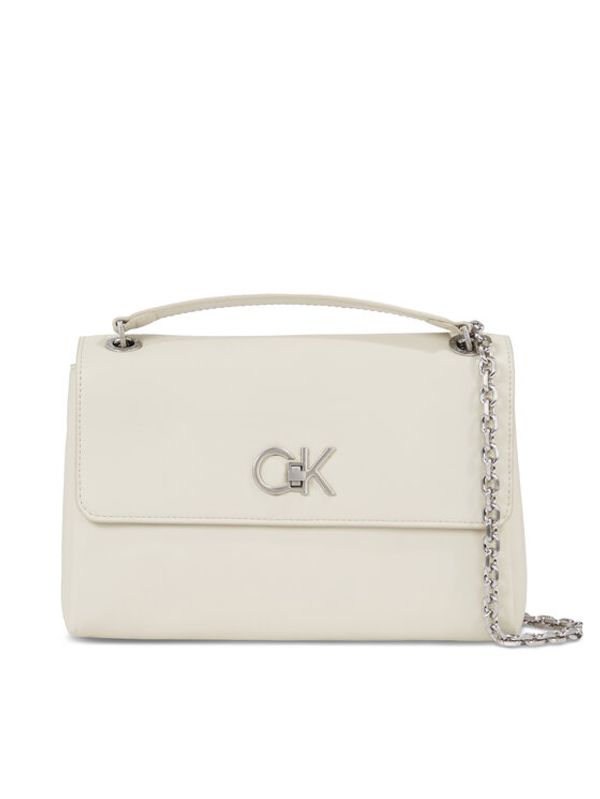 Calvin Klein Calvin Klein Ročna torba Re-Lock Ew Conv Crossbody K60K611084 Écru