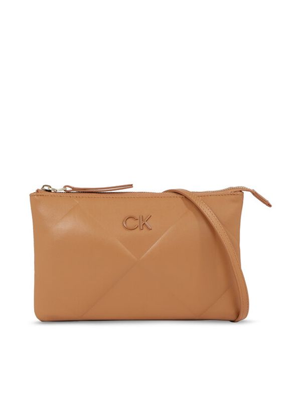 Calvin Klein Calvin Klein Ročna torba Re-Lock Quilt Crossbody K60K611042 Rjava