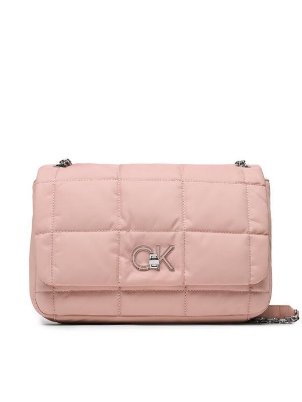 Calvin Klein Calvin Klein Ročna torba Re-Lock Quilt Shoulder Bag Nyl K60K610639 Roza