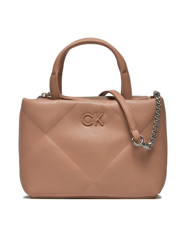 Calvin Klein Calvin Klein Ročna torba Re-Lock Quilt Tote Mini K60K611340 Roza