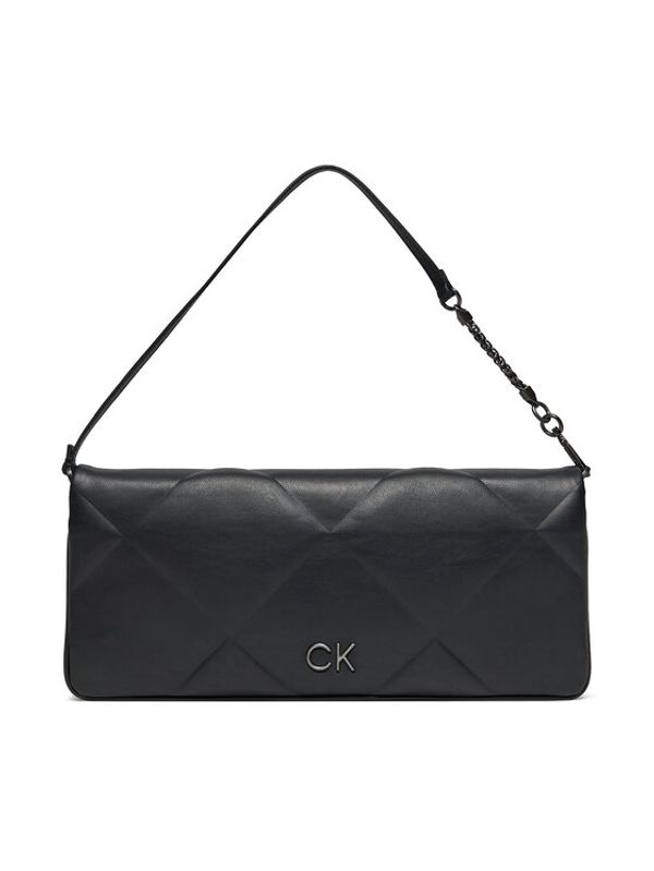 Calvin Klein Calvin Klein Ročna torba Re-Lock Quilt Wristelet Clutch K60K611333 Črna