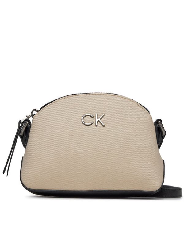 Calvin Klein Calvin Klein Ročna torba Re-Lock Seasonal Xbody Sm_Canvas K60K611793 Écru