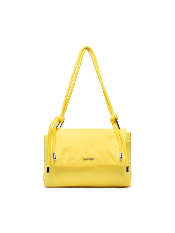 Calvin Klein Calvin Klein Ročna torba Roped Shoulder Bag K60K609407 Rumena