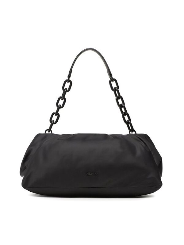 Calvin Klein Calvin Klein Ročna torba Soft Nylon Shoulder Bag Lg K60K610647 Črna