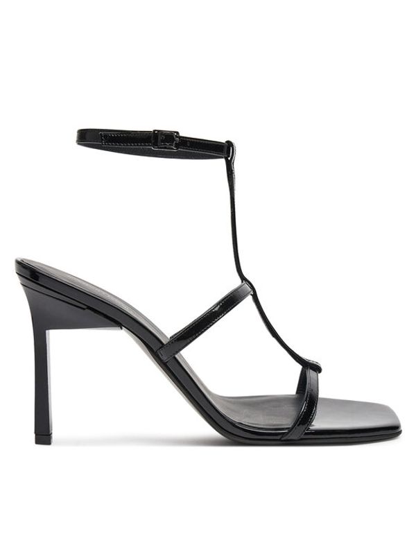 Calvin Klein Calvin Klein Sandali Heel Gladi Sandal 90 Pat HW0HW02312 Črna