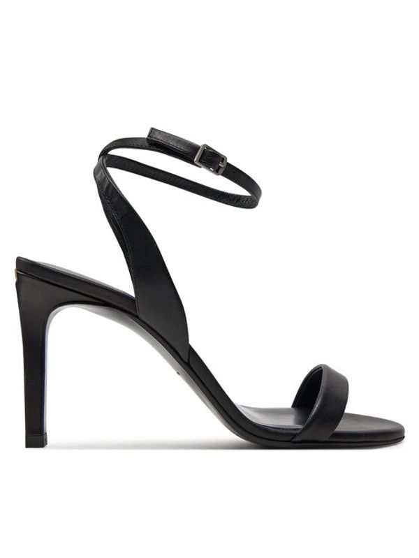 Calvin Klein Calvin Klein Sandali Heel Sandal 90 Lth HW0HW01945 Črna