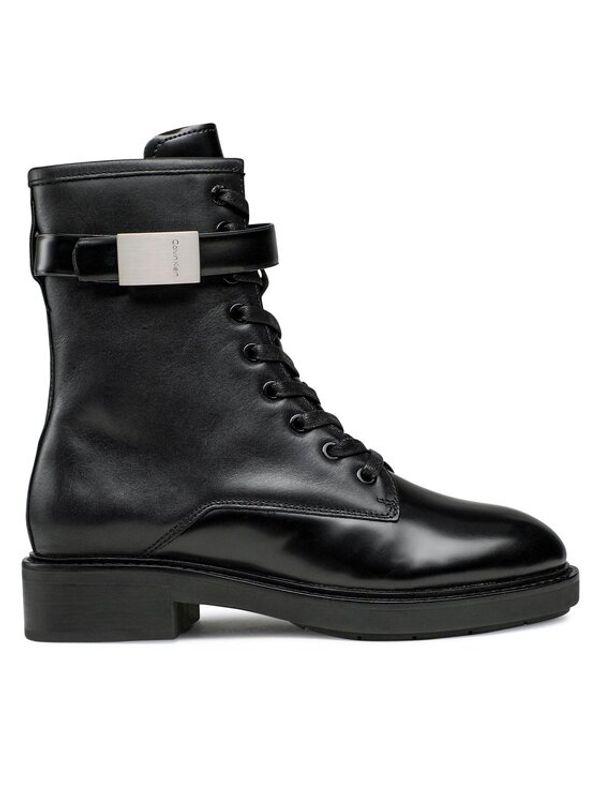 Calvin Klein Calvin Klein Škornji Combat Boot W/Hw HW0HW01360 Črna