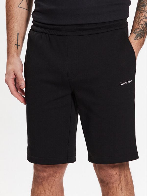 Calvin Klein Calvin Klein Športne kratke hlače Micro Logo K10K111208 Črna Regular Fit