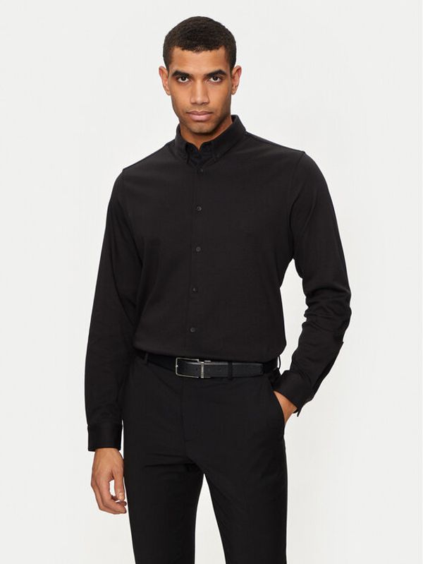 Calvin Klein Calvin Klein Srajca K10K113339 Črna Slim Fit