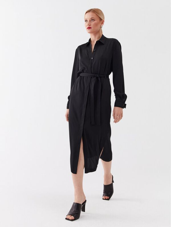 Calvin Klein Calvin Klein Srajčna obleka K20K205697 Črna Regular Fit