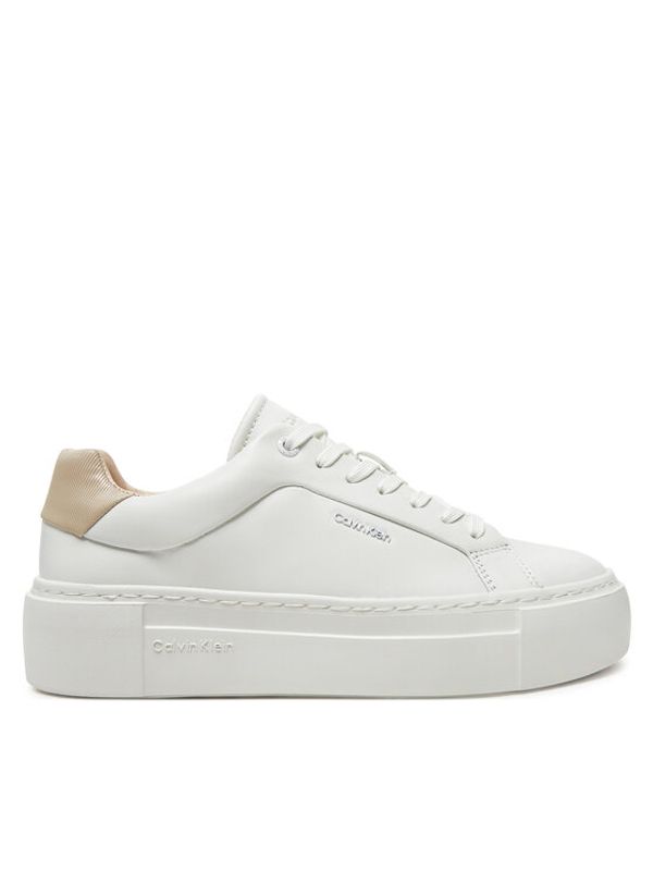 Calvin Klein Calvin Klein Superge Ff Cupsole Lace Up W/Ml Lth HW0HW02202 Bela