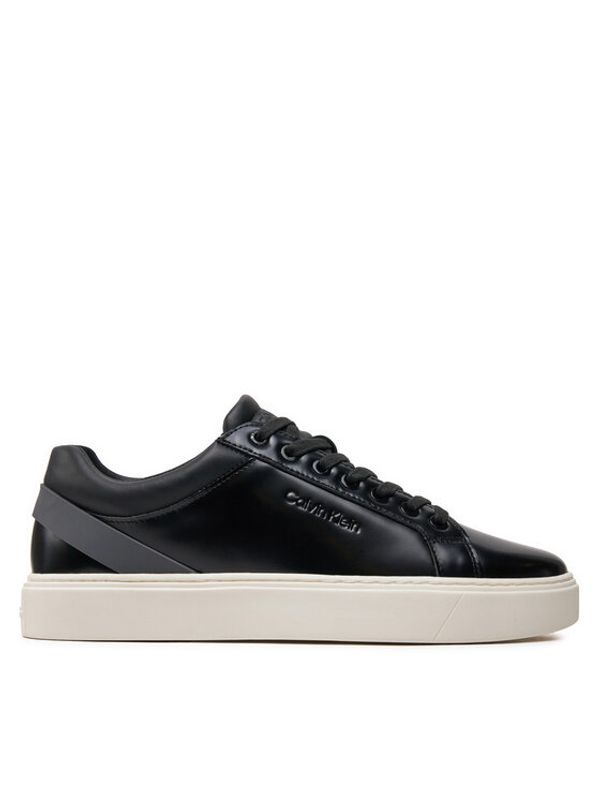 Calvin Klein Calvin Klein Superge Low Top Lace Up Archive Stripe HM0HM01463 Črna