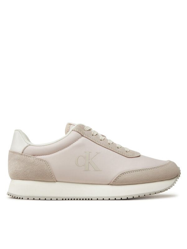 Calvin Klein Calvin Klein Superge Runner Laceup Low Mg Mix YW0YW01615 Bež