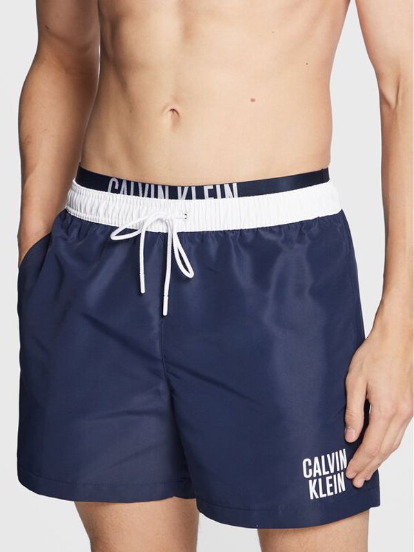 Calvin Klein Swimwear Calvin Klein Swimwear Kopalne hlače KM0KM00791 Mornarsko modra Regular Fit