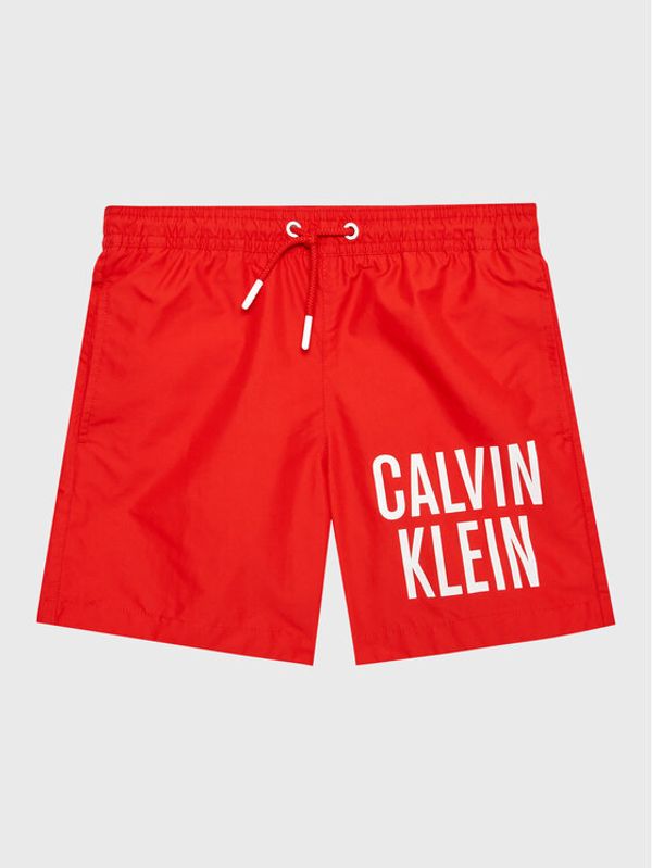 Calvin Klein Swimwear Calvin Klein Swimwear Kopalne hlače Medium KV0KV00021 Rdeča Regular Fit