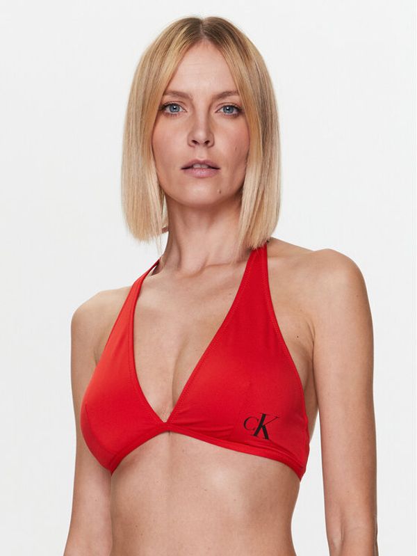 Calvin Klein Swimwear Calvin Klein Swimwear Gornji del bikini Halterneck KW0KW01973 Rdeča