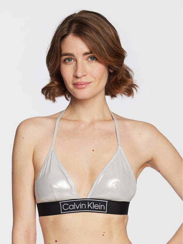 Calvin Klein Swimwear Calvin Klein Swimwear Gornji del bikini KW0KW01943 Srebrna