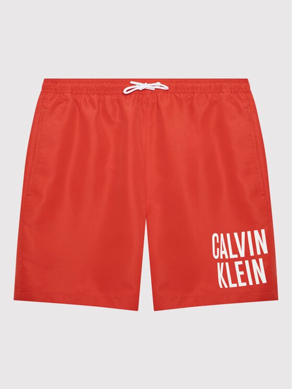 Calvin Klein Swimwear Calvin Klein Swimwear Kopalne hlače Intense Power KV0KV00006 Rdeča Regular Fit