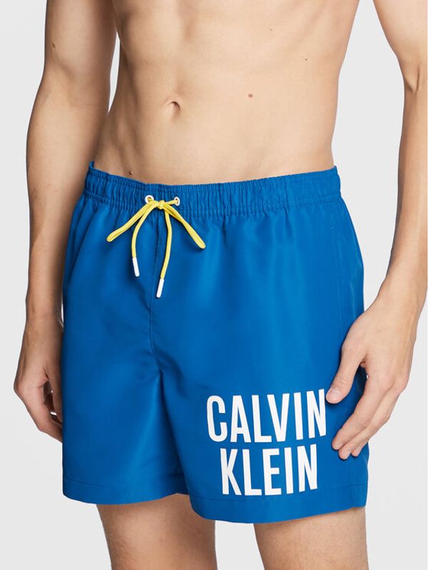 Calvin Klein Swimwear Calvin Klein Swimwear Kopalne hlače KM0KM00790 Modra Regular Fit