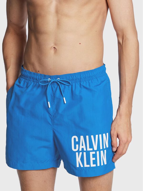 Calvin Klein Swimwear Calvin Klein Swimwear Kopalne hlače KM0KM00794 Modra Regular Fit