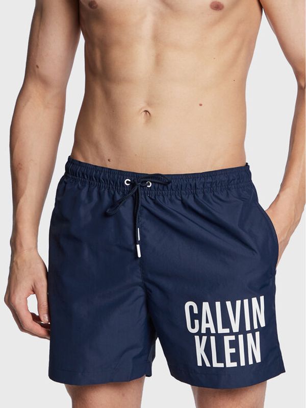 Calvin Klein Swimwear Calvin Klein Swimwear Kopalne hlače KM0KM00794 Mornarsko modra Regular Fit