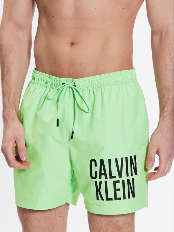 Calvin Klein Swimwear Calvin Klein Swimwear Kopalne hlače KM0KM00794 Zelena Regular Fit