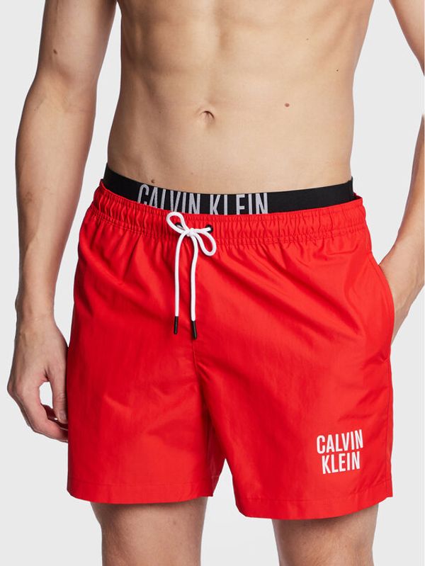 Calvin Klein Swimwear Calvin Klein Swimwear Kopalne hlače KM0KM00798 Rdeča Regular Fit