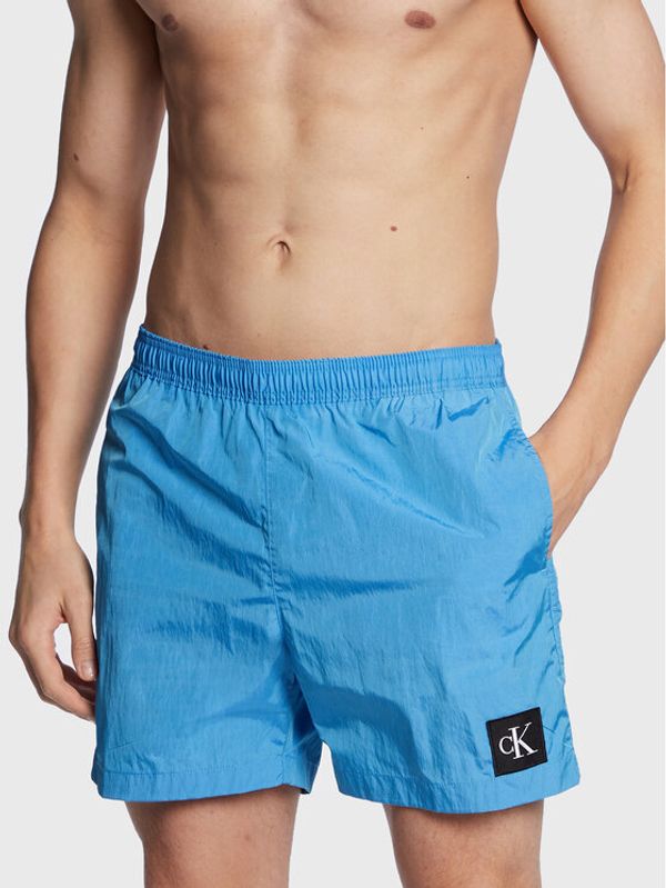 Calvin Klein Swimwear Calvin Klein Swimwear Kopalne hlače KM0KM00819 Modra Regular Fit