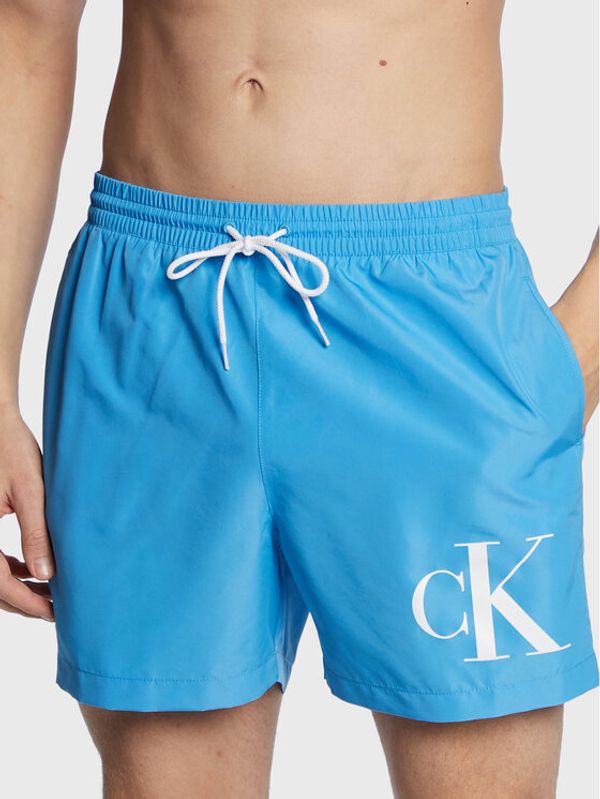 Calvin Klein Swimwear Calvin Klein Swimwear Kopalne hlače KM0KM00849 Modra Regular Fit