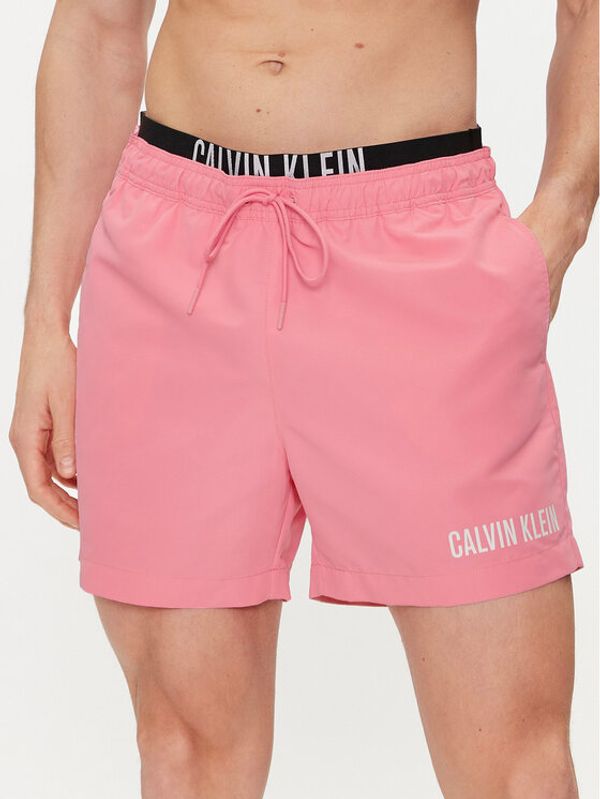 Calvin Klein Swimwear Calvin Klein Swimwear Kopalne hlače KM0KM00992 Roza Regular Fit