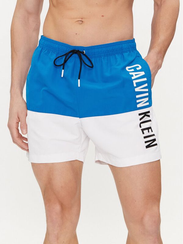 Calvin Klein Swimwear Calvin Klein Swimwear Kopalne hlače KM0KM00994 Modra Regular Fit