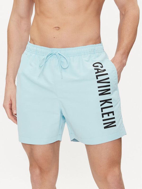 Calvin Klein Swimwear Calvin Klein Swimwear Kopalne hlače KM0KM01004 Modra Regular Fit
