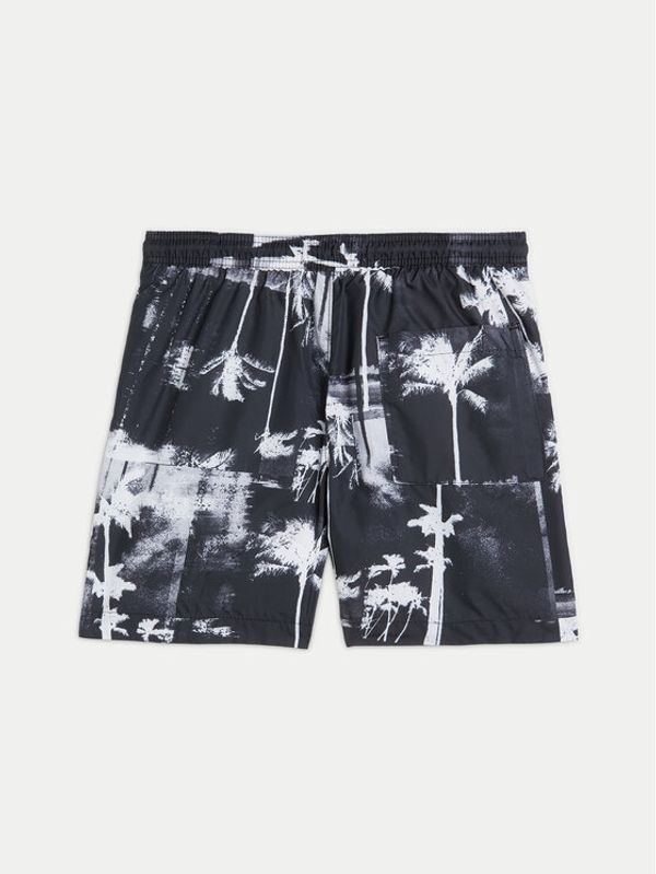 Calvin Klein Swimwear Calvin Klein Swimwear Kopalne hlače KV0KV00045 Črna Regular Fit