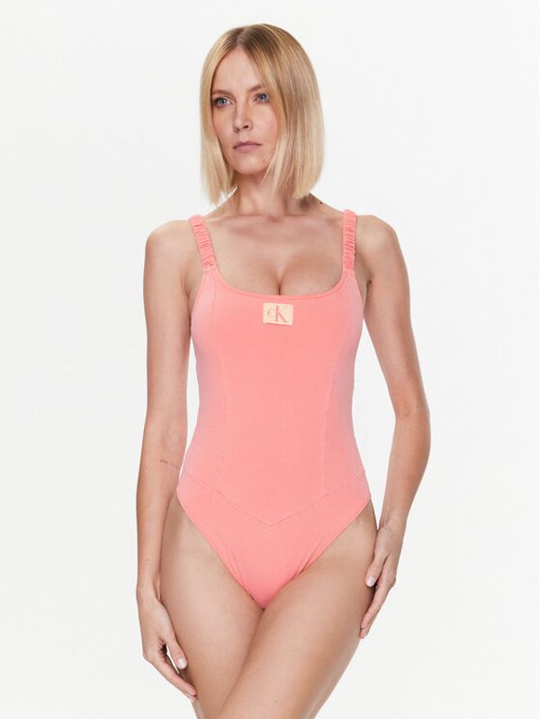 Calvin Klein Swimwear Calvin Klein Swimwear Kopalni kostum KW0KW02072 Oranžna