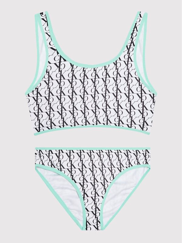 Calvin Klein Swimwear Calvin Klein Swimwear Kopalni kostum KY0KY00015 Bela