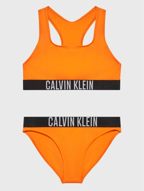 Calvin Klein Swimwear Calvin Klein Swimwear Kopalni kostum KY0KY00027 Oranžna