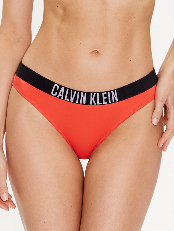 Calvin Klein Swimwear Calvin Klein Swimwear Spodnji del bikini KW0KW01983 Oranžna