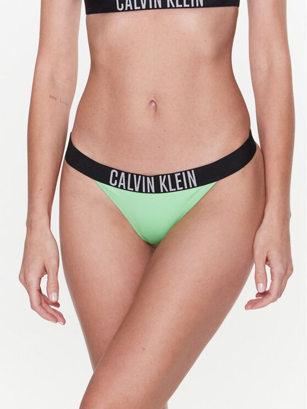 Calvin Klein Swimwear Calvin Klein Swimwear Spodnji del bikini KW0KW01984 Zelena