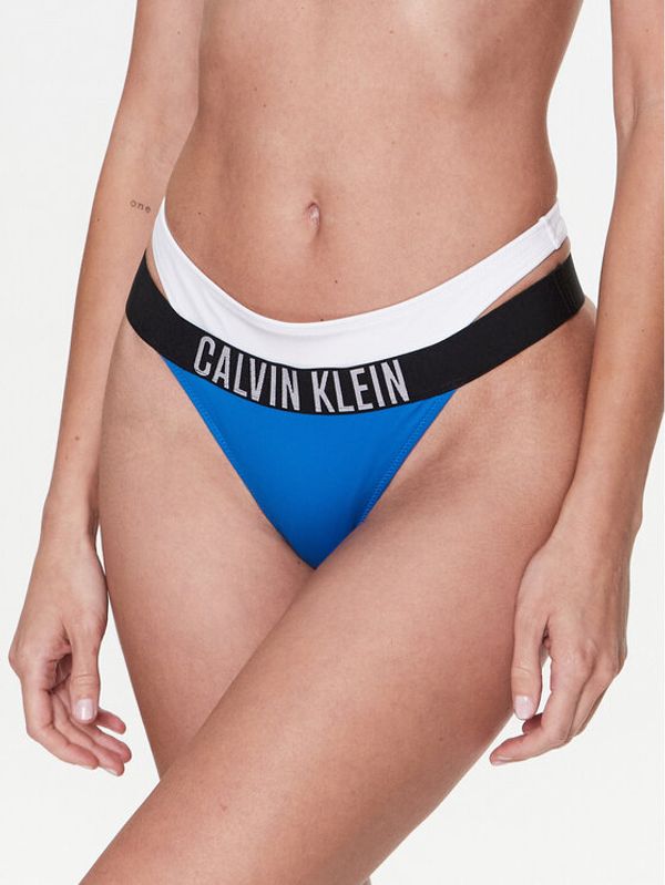 Calvin Klein Swimwear Calvin Klein Swimwear Spodnji del bikini KW0KW02020 Modra
