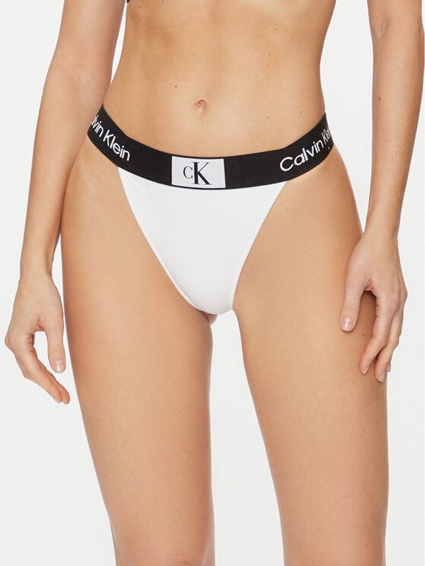 Calvin Klein Swimwear Calvin Klein Swimwear Spodnji del bikini KW0KW02259 Bela