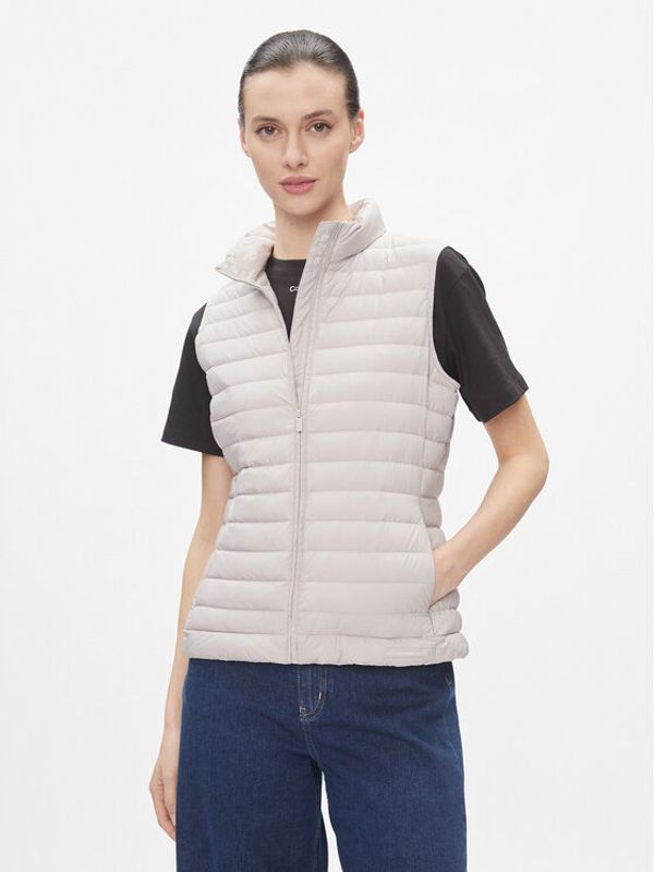 Calvin Klein Calvin Klein Telovnik Packable Super Lw Padded Vest K20K206325 Bež Slim Fit