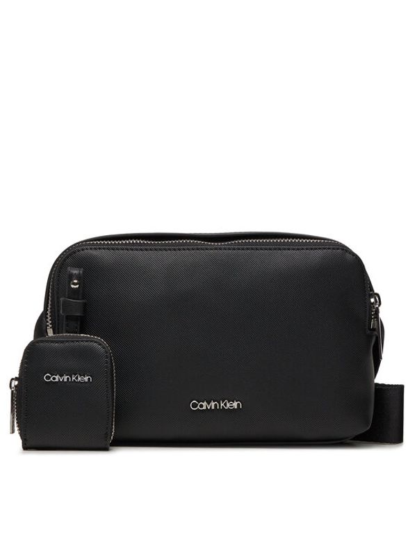 Calvin Klein Calvin Klein Torbica za okrog pasu Ck Est. Pu Camera Bag K50K511860 Črna