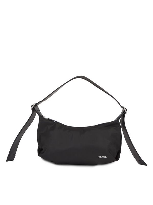 Calvin Klein Calvin Klein Torbica za okrog pasu Wide Strap Nylon Shoulder Bag Sm K60K611056 Črna