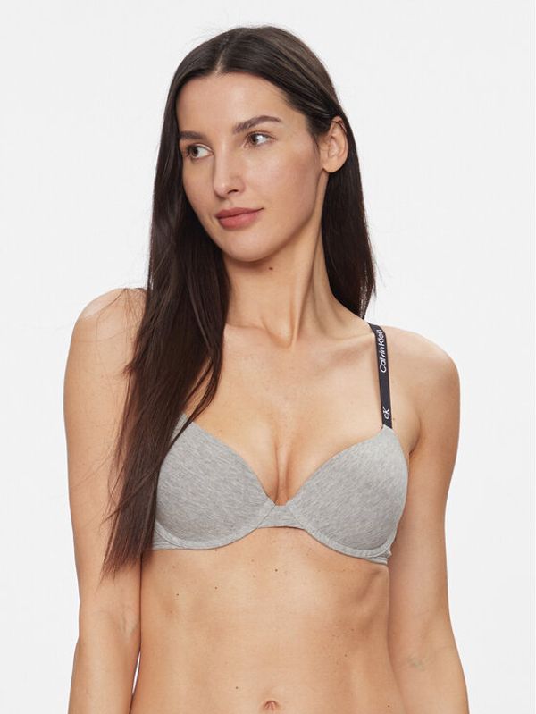 Calvin Klein Underwear Calvin Klein Underwear Nedrček s kostjo Lightly Lined Demi 000QF7219E Siva