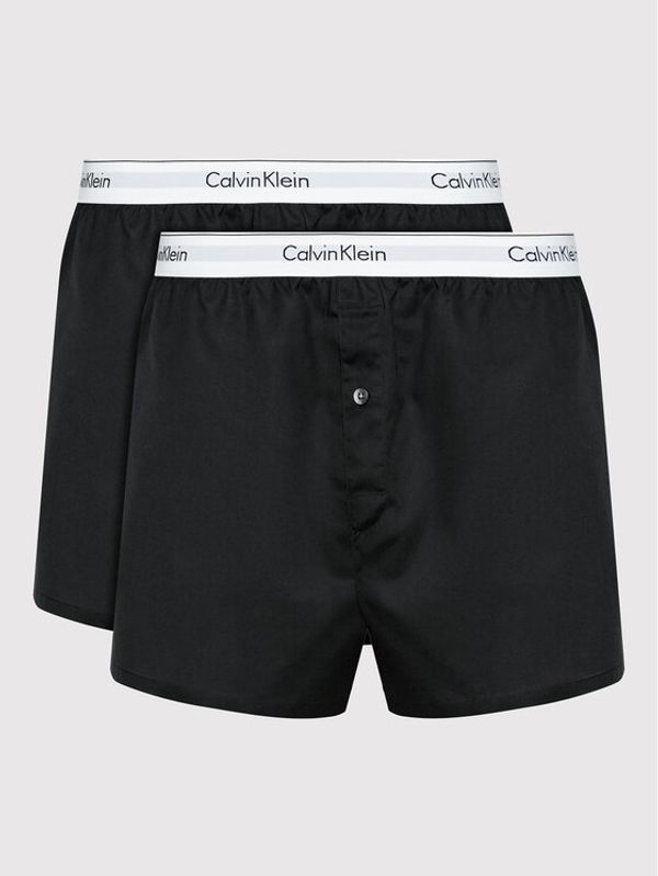 Calvin Klein Underwear Calvin Klein Underwear Set 2 parov boksaric 000NB1396A Črna