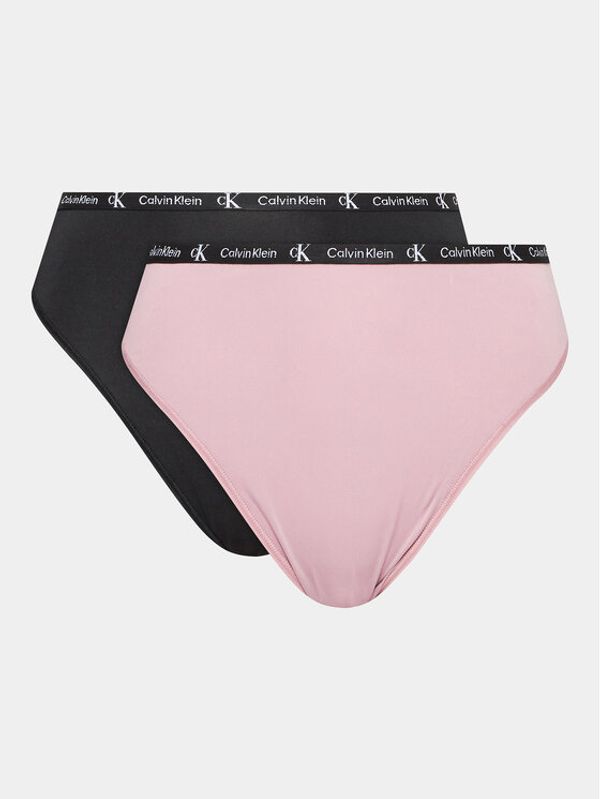 Calvin Klein Underwear Calvin Klein Underwear Set 2 parov brazilskih spodnjih hlačk 000QD5037E Pisana