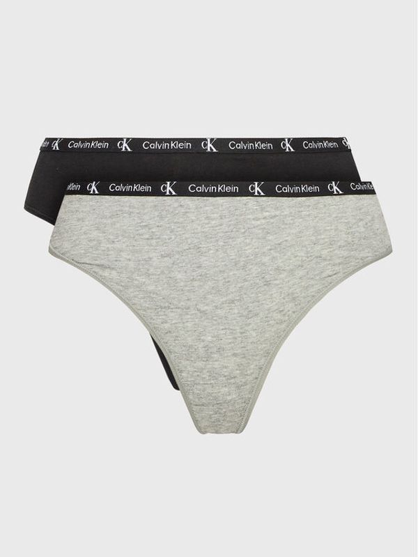 Calvin Klein Underwear Calvin Klein Underwear Set 2 parov klasičnih spodnjih hlačk 000QD3991E Pisana