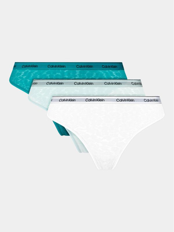 Calvin Klein Underwear Calvin Klein Underwear Set 3 parov brazilskih spodnjih hlačk 000QD5225E Pisana