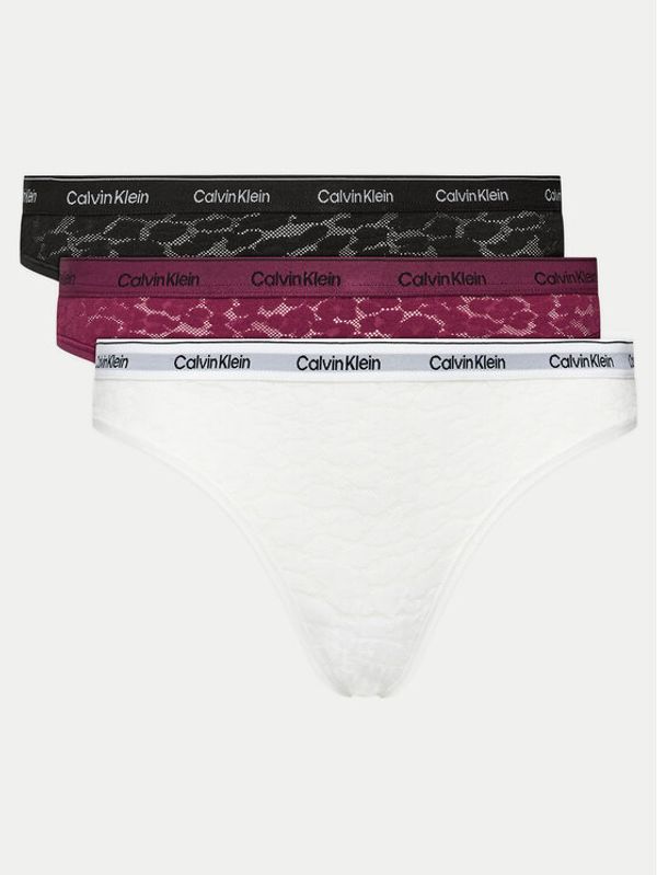 Calvin Klein Underwear Calvin Klein Underwear Set 3 parov spodnjih hlačk 000QD5069E Pisana