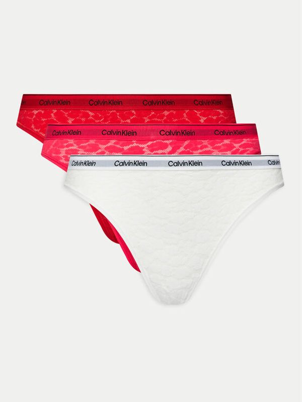 Calvin Klein Underwear Calvin Klein Underwear Set 3 parov spodnjih hlačk 000QD5069E Pisana